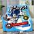 Sonic The Hedgehog Classic 45 x 60 Inch Fleece Throw Blanket