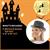 Metallic Black Top Hat Adult Costume Accessory