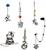 Harry Potter Missmatch 6-Piece Earring Set