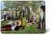 The Office Sunday Afternoon Art Style Fleece Throw Blanket | 60 x 45 Inches