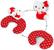 Sanrio Hello Kitty Reversible Neck Roll Pillow and Plush Toy
