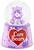 Care Bears Share Bear Mini Light-Up Snow Globe | 3 Inches Tall