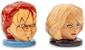 Child's Play Chucky and Tiffany Ceramic Salt and Pepper Shaker Set
