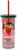Coca-Cola Santa Claus Holidays Carnival Cup With Lid and Straw | Holds 20 Ounces
