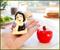 Disney Snow White and Apple Ceramic Salt and Pepper Shaker Set