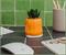 Sanrio Gudetama Meditation 3-Inch Mini Planter With Artificial Succulent