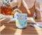 Sanrio Hello Kitty and Friends Drinking Boba Asian Ceramic Tea Cup | 9 Ounces