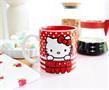 Sanrio Hello Kitty Dots And Stripes Ceramic Mug | Holds 20 Ounces