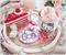 Sanrio Hello Kitty Perfect Pink 18-Ounce Ceramic Mug and Coaster Set