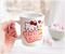 Sanrio Hello Kitty Peek-A-Boo Hearts Ceramic Mug | Holds 12 Ounces