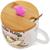 Sanrio Hello Kitty Glass Mug With Star-Topper Lid and Spoon | Holds 17 Ounces
