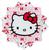 Sanrio Hello Kitty Red Bow Glass Coasters | Set of 4