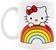 Sanrio Hello Kitty Rainbow Peek Ceramic Mug | Holds 20 Ounces
