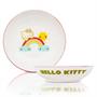 Sanrio Hello Kitty Rainbow 9-Inch Ceramic Coupe Dinner Bowl