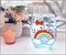Sanrio Hello Kitty Rainbow Peek Stemless Wine Glass | Holds 20 Ounces