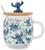Disney Lilo & Stitch Expressions Glass Mug With Lid and Spoon | Holds 17 Ounces
