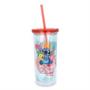 Disney Lilo & Stitch "Kauai, Hawaii" Tropical Carnival Cup with Lid and Straw