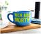 Rick and Morty Portal Heads Ceramic Soup Mug With Lid | Holds 24 Ounces