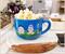 Rick and Morty Portal Heads Ceramic Soup Mug With Lid | Holds 24 Ounces