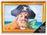 SpongeBob SquarePants Captain Painty the Pirate Canvas Wall Art Sign