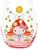 Sanrio Hello Kitty Mushroom Art Stemless Wine Glass | Holds 20 Ounces