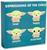 Star Wars: The Mandalorian Grogu "Expressions" Wooden Box Sign | 6 x 6 Inches