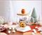 Disney Winnie the Pooh Holiday 17-Ounce Glass Coffee Mug With Lid and Spoon