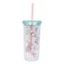 Disney Winnie the Pooh Character Toss Acrylic Carnival Cup with Lid and Straw