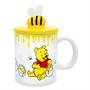Disney Winnie The Pooh Hunny Pot Ceramic Mug With Lid | Holds 18 Ounces