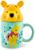 Disney Winnie the Pooh Ceramic Mug With Sculpted Topper | Holds 18 Ounces