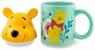 Disney Winnie the Pooh Ceramic Mug With Sculpted Topper | Holds 18 Ounces