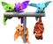 Little Embers 7 Inch Plush w/ Moveable Limbs & Magnetic Hands | Sparks (Orange)