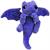 Little Embers 7 Inch Plush w/ Moveable Limbs & Magnetic Hands | Cinder (Purple)