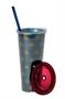 Marvel's Captain Marvel Actually I Can 16-Oz PVC Tumbler w/ Lid and Straw