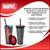 Marvel's Captain Marvel Actually I Can 16-Oz PVC Tumbler w/ Lid and Straw