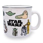 Star Wars - All-Over Comic Print Ceramic Mug | Holds 20 Ounces