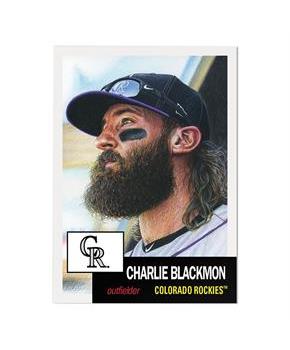 Colorado Rockies #31 Charlie Blackmon MLB Topps Living Set Card
